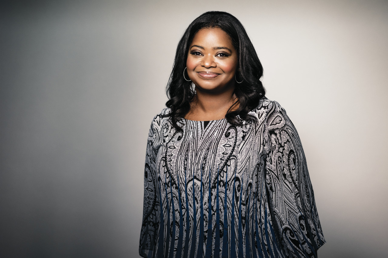 Simpática, Octavia Spencer divulga ''A Cabana'' no Rio de Janeiro
