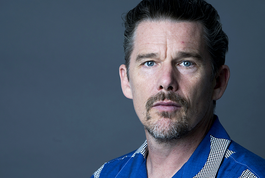 In this Sept. 6, 2018 photo, actor-director Ethan Hawke poses for a portrait in New York to promote his film "Blaze." (Photo by Amy Sussman/Invision/AP)