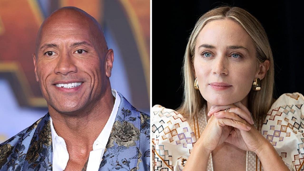 Emily Blunt e The Rock se unem em projeto da Netflix